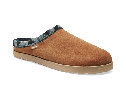 Men's M Cloud Lounger Slipper - Tan Suede