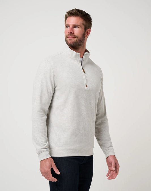 Cloud Sweater 1/4 Quarter Zip - Heather Grey