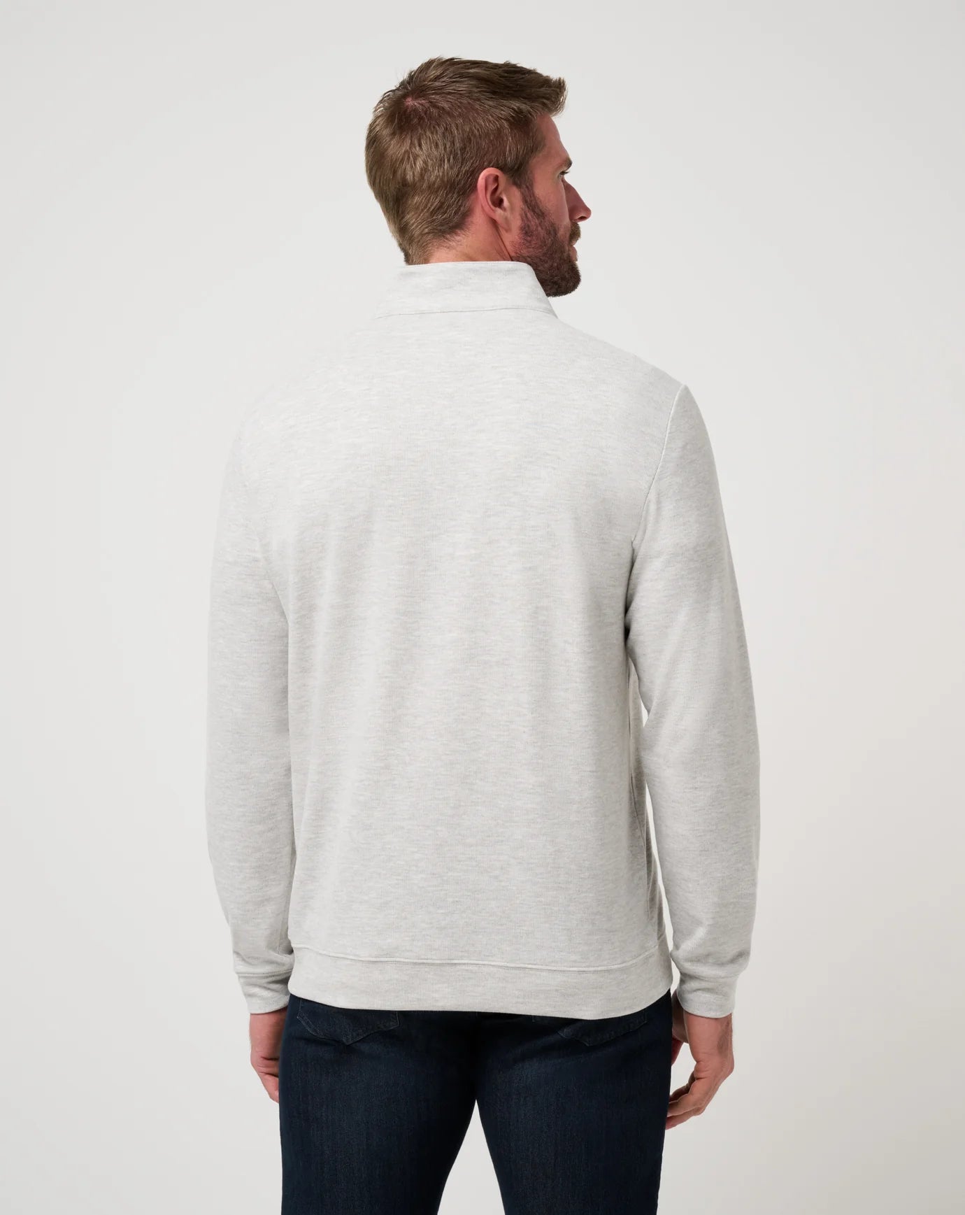 Cloud Sweater 1/4 Quarter Zip - Heather Grey
