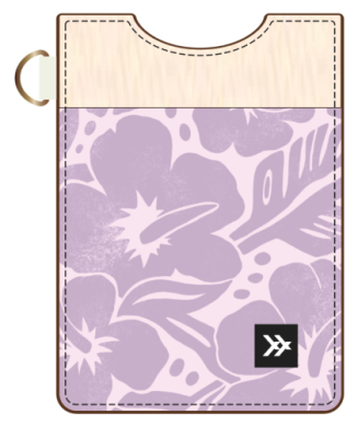 Thread Vertical Wallet - Coral Crush Lavender
