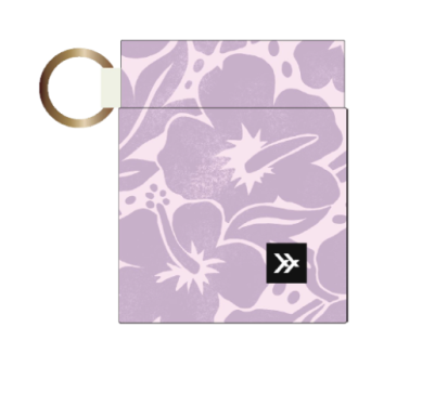 Thread Elastic Wallet - Coral Crush Lavender