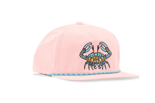 Crab Performance Hat - Light Pink