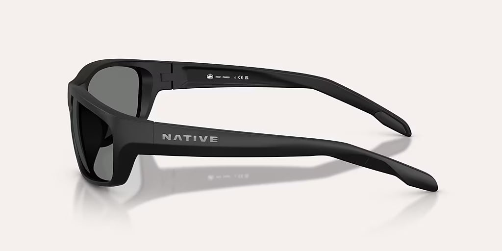 Craggy Matte Black w/ Grey Polarized