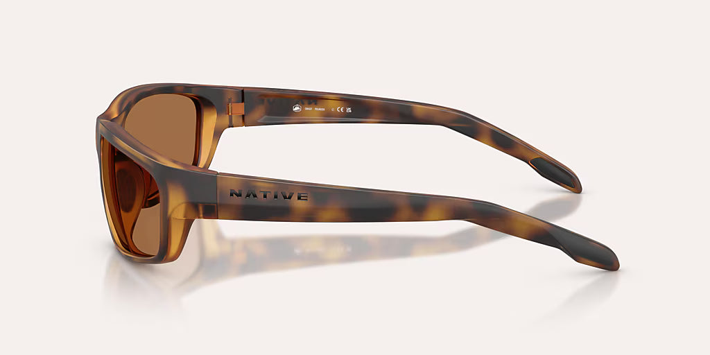 Craggy Matte Tortoise w/ Bronze Polarized