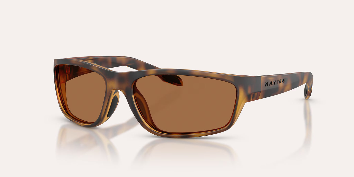 Craggy Matte Tortoise w/ Bronze Polarized