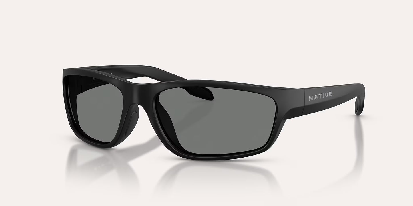 Craggy Matte Black w/ Grey Polarized