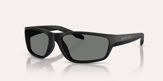 Craggy Matte Black w/ Grey Polarized