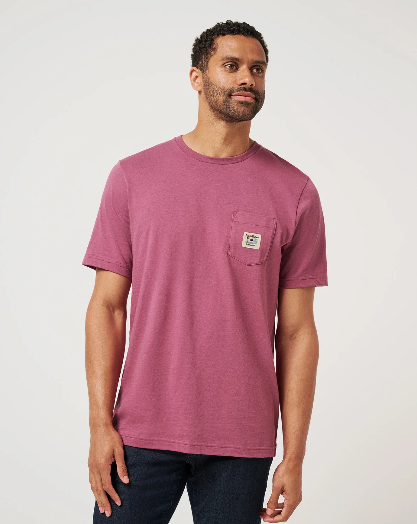 TM Beach Pocket Tee - Damson