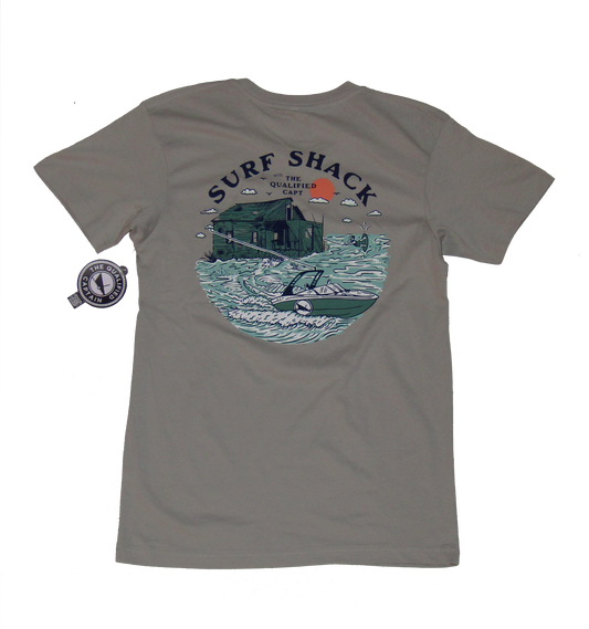 Surf Shack x TQC 26’ Tee - Silver