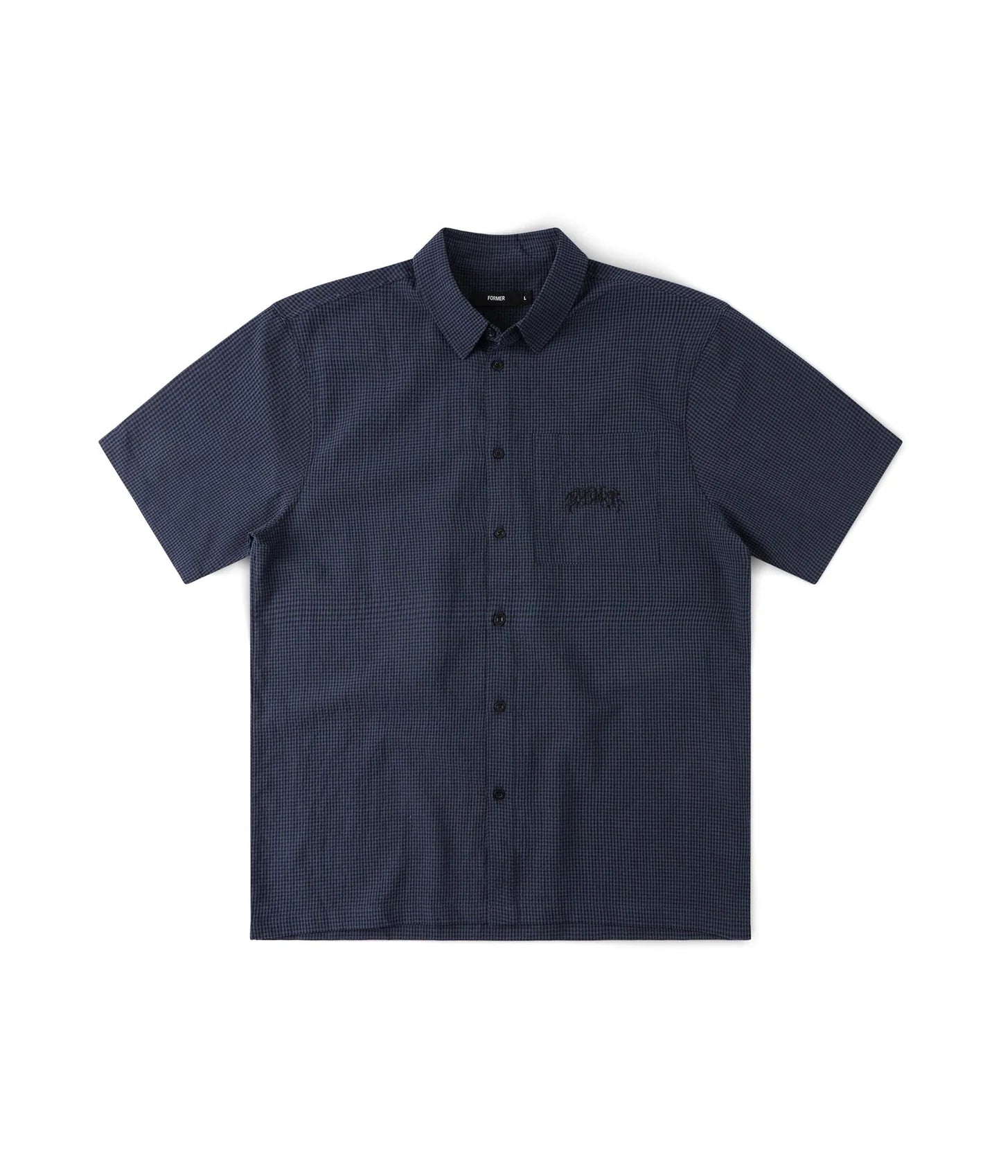 Former Vivian Check S/S Shirt - Navy