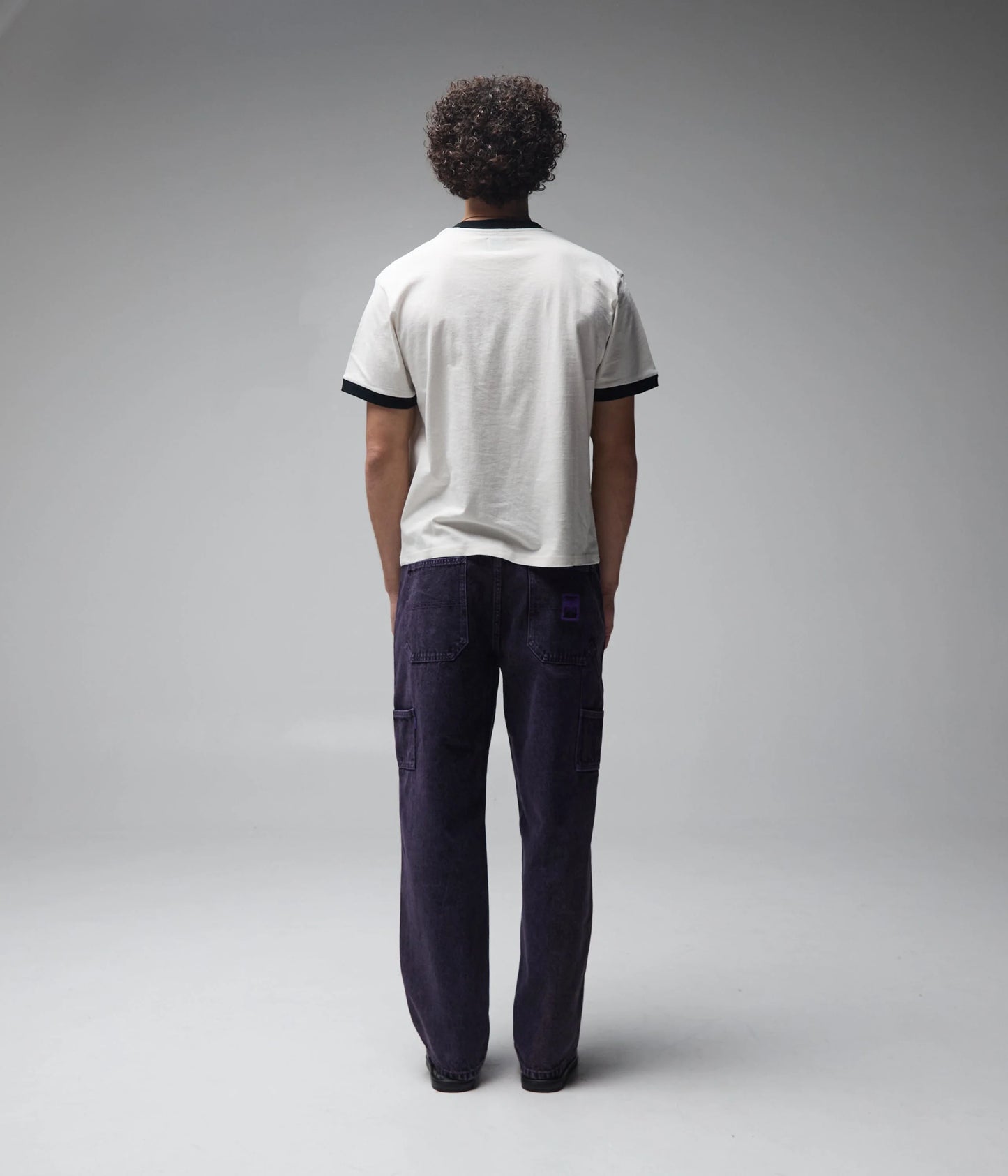 Former x Rage Tin Ringer Shrunken Tee - Bone/Black