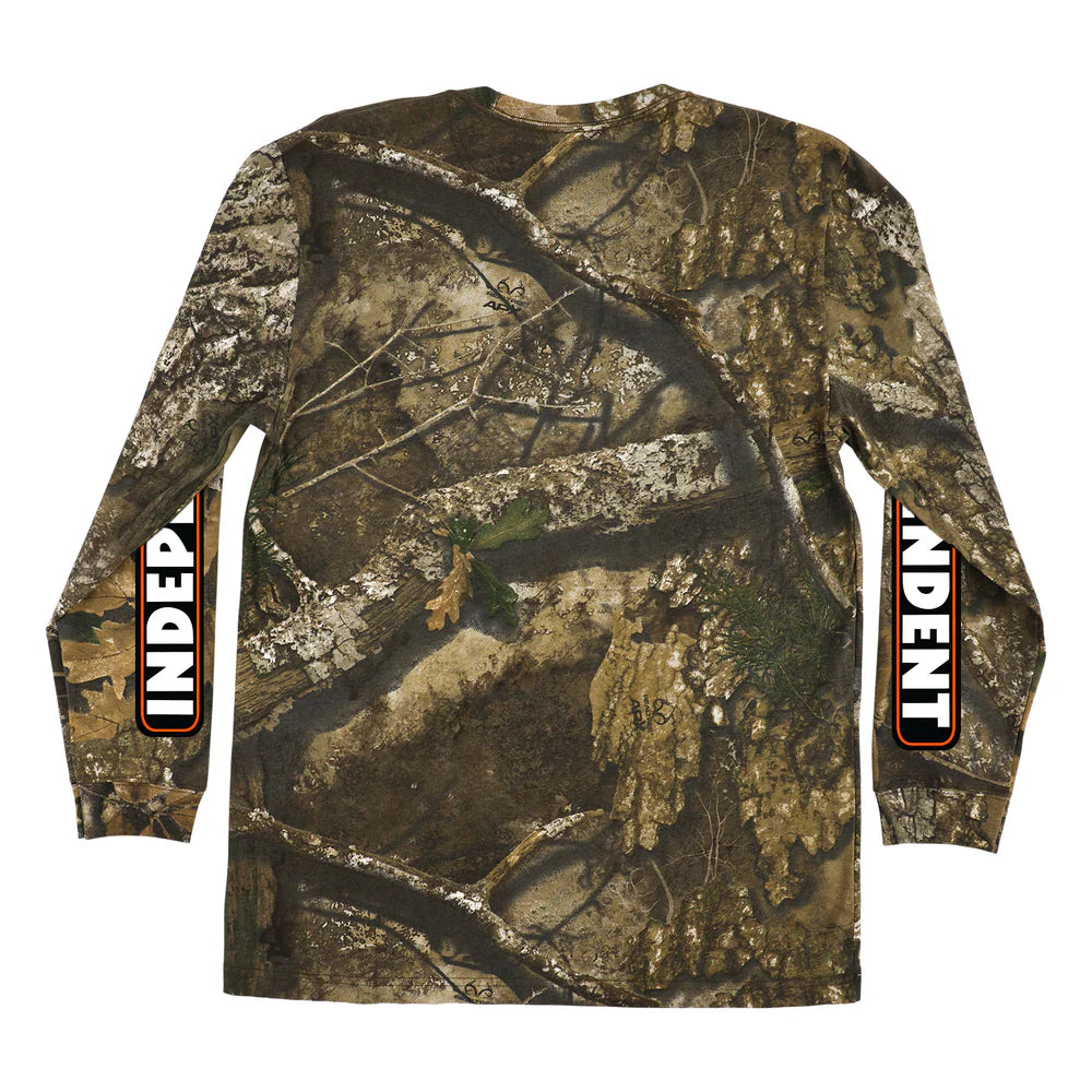 Independent Bar Logo L/S Realtree APX Tee - Camo