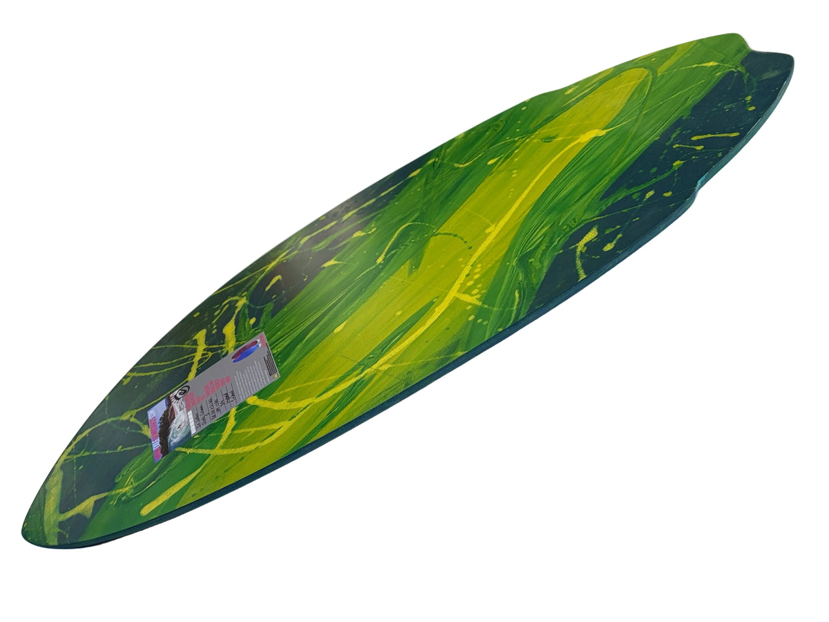 Exile Dude! Cruise Shape 3/4” Double Carbon Fiber Epoxy Skimboard - Small