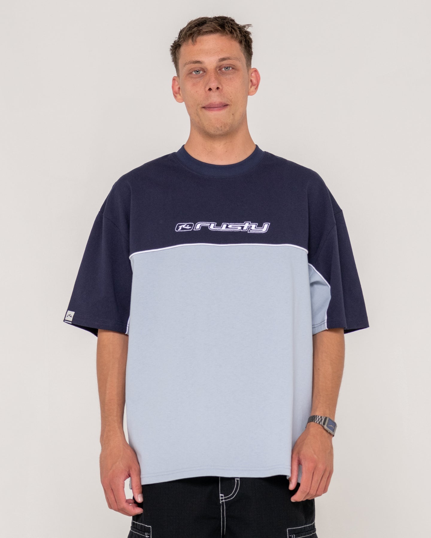 Rusty Infinity Short Sleeve Tee - Atlantic Blue