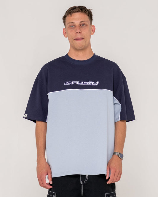 Rusty Infinity Short Sleeve Tee - Atlantic Blue
