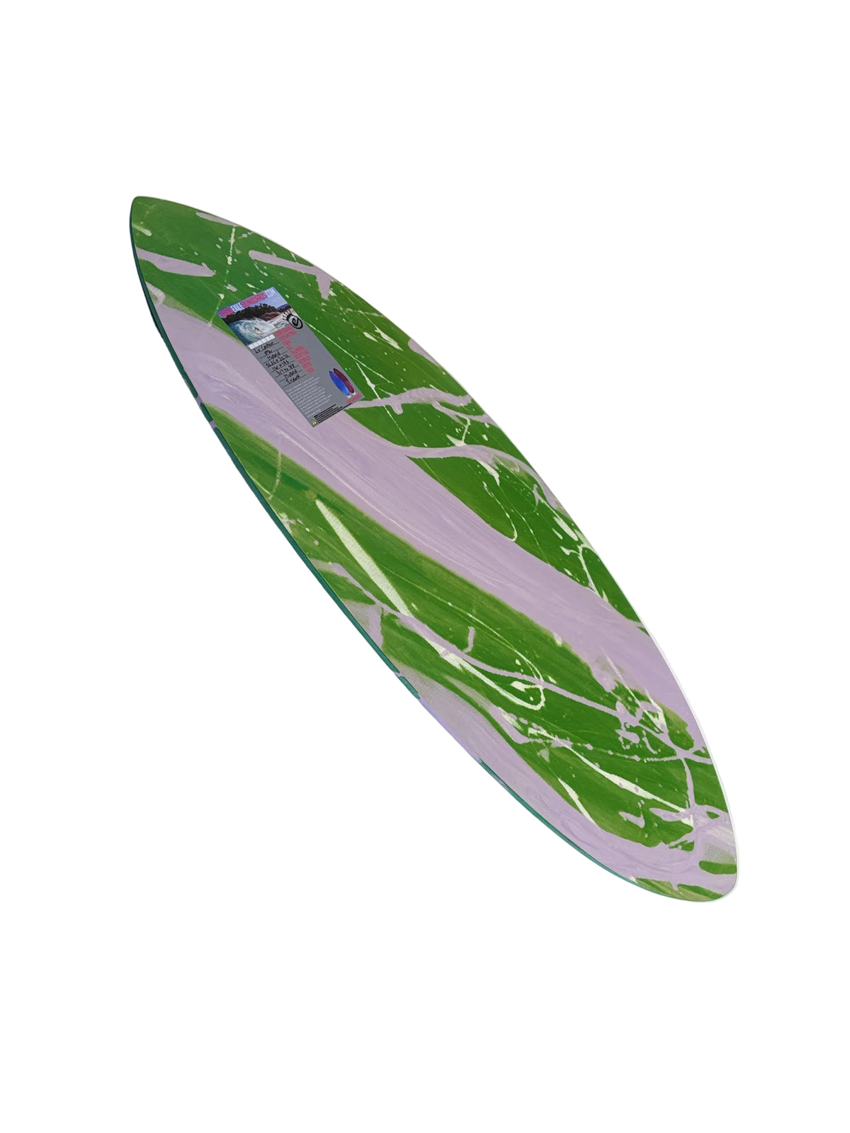 Exile Medium Large Hybrid Shape 3/4”-5/8” Double Carbon Fiber Epoxy Skimboard