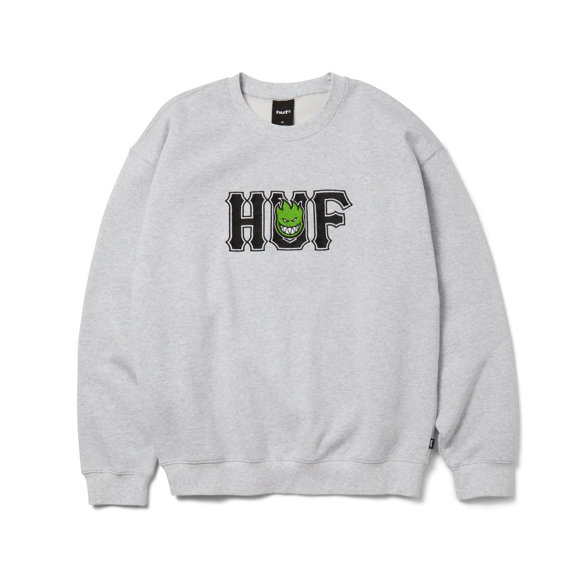 HUF x Spitfire Union Crewneck - Heather Grey