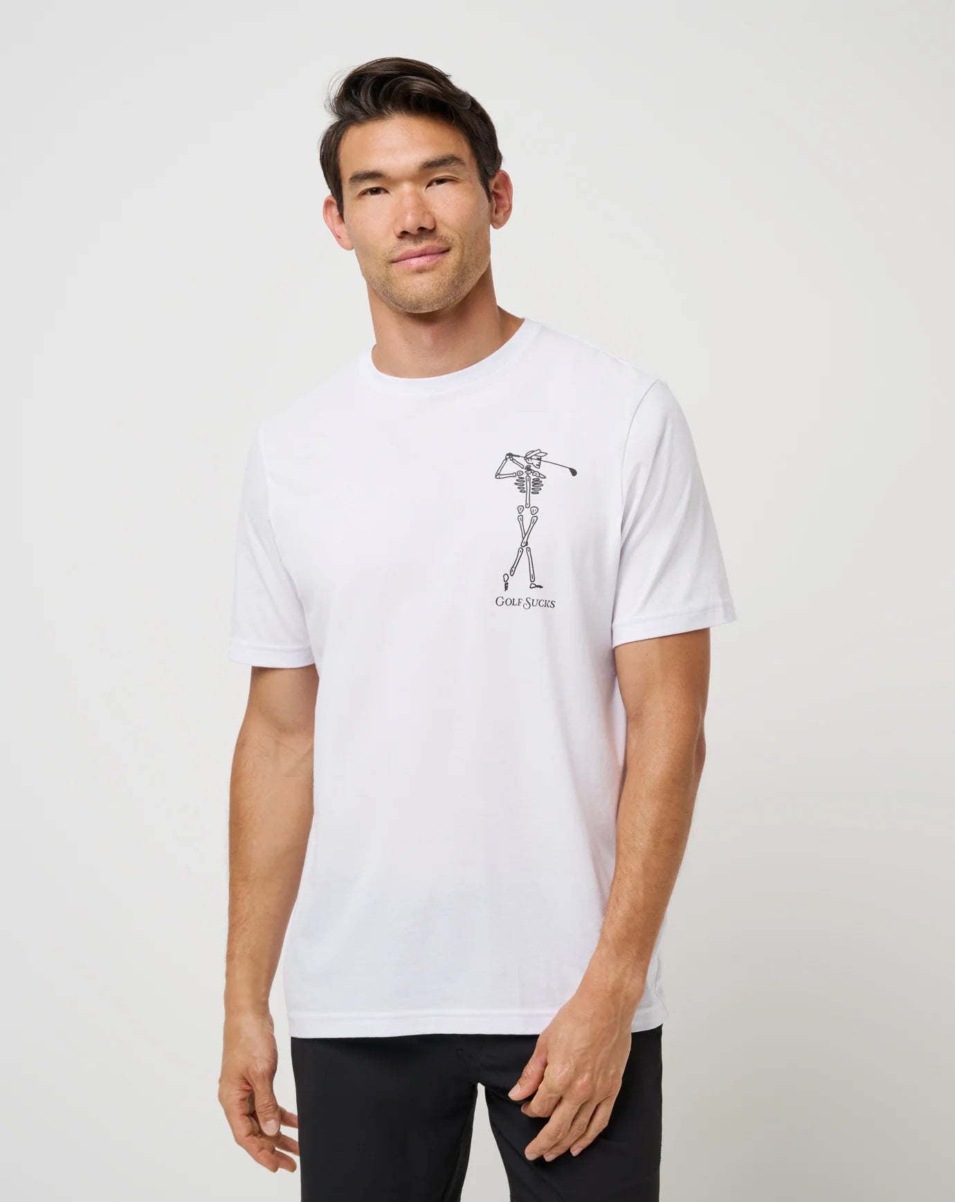 Golf Sucks Tee - White