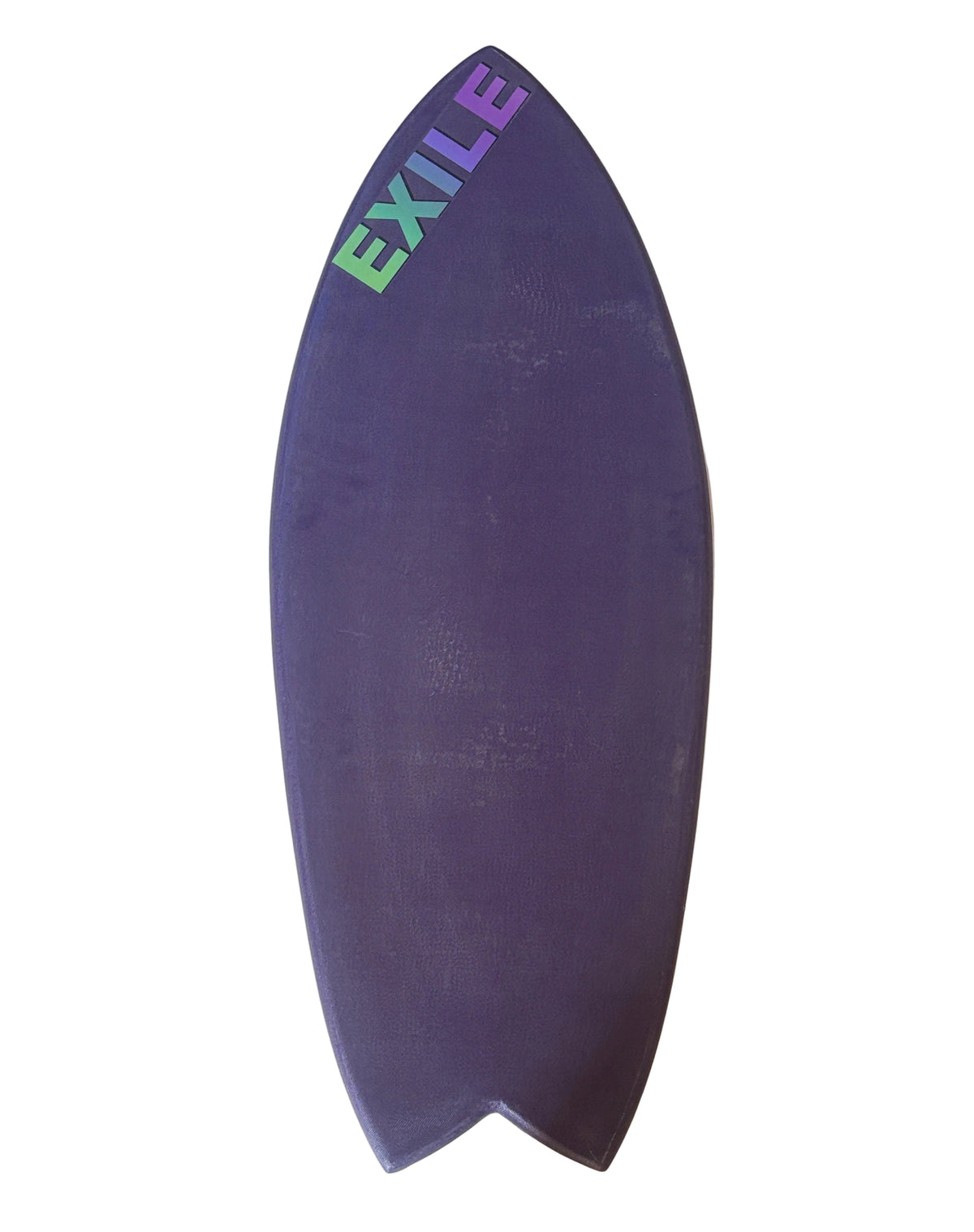 Exile Blairacuda Shape 3/4”-5/8”Double Carbon Fiber Epoxy Skimboard - Medium