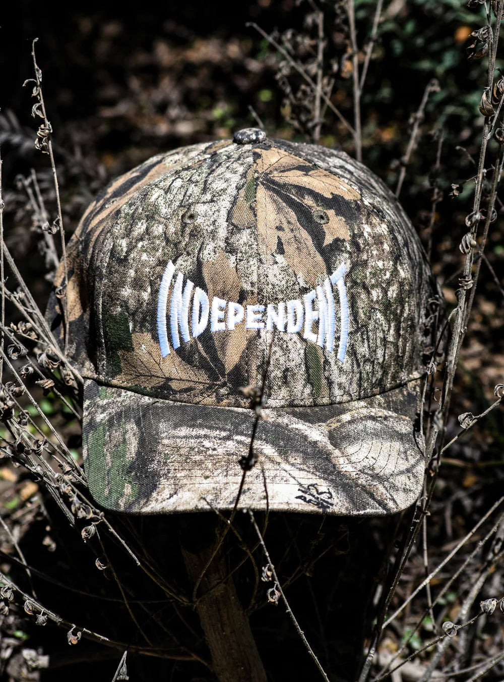 Independent Realtree APX Structured Snapback Hat - Black