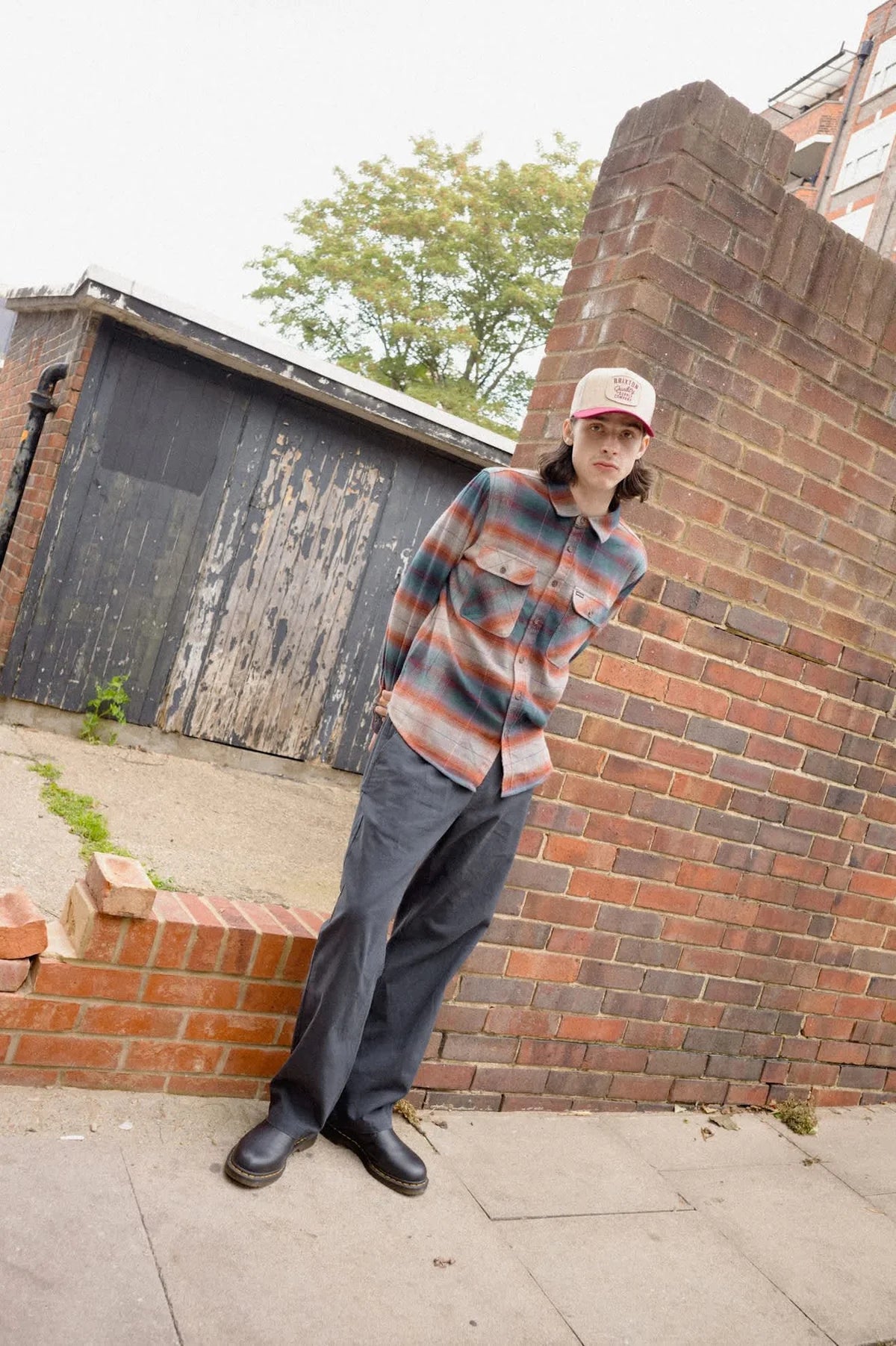 Brixton Bowery Flannel - Multi/Shadow