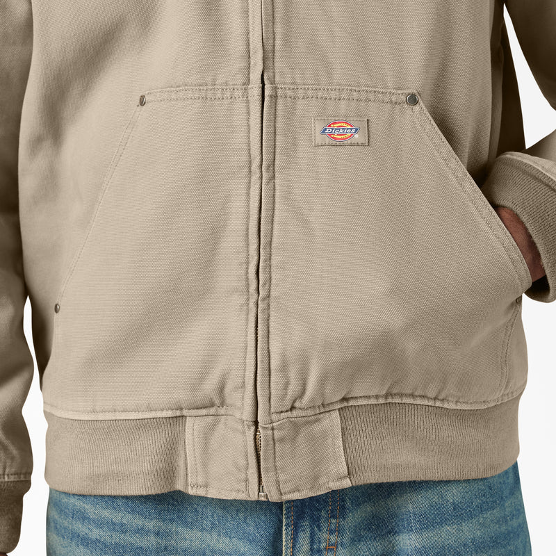 Dickies Men's Duck Hooded Jacket - Desert Sand