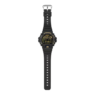 G-Shock DW6900CF-1 Series Digital Watch - Black Camo / Gold