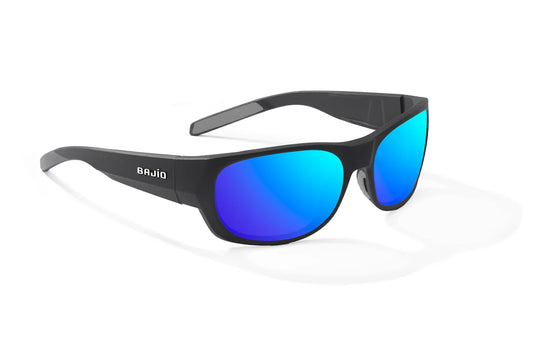 Darien Black Matte / Blue Mirror Polycarbonate