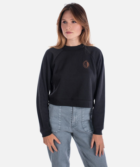 Dawn to Dusk Crewneck - Charcoal