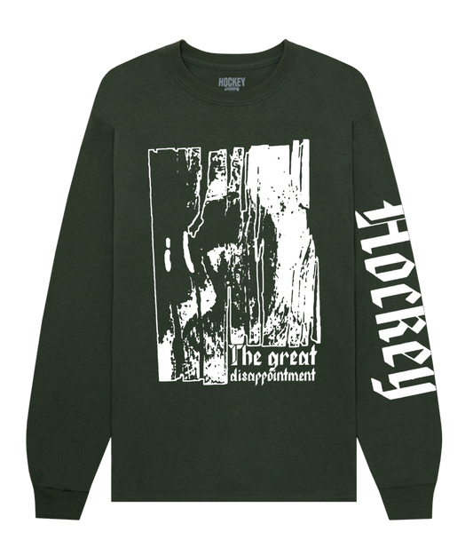 Hockey Disappointment L/S Tee - Forest Green