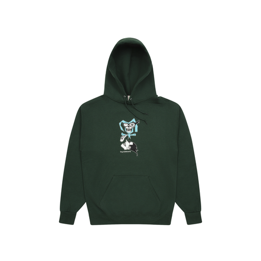 Frog Skateboards Disobedient Hoodie - Forest Green