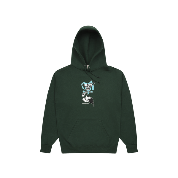 Frog Skateboards Disobedient Hoodie - Forest Green