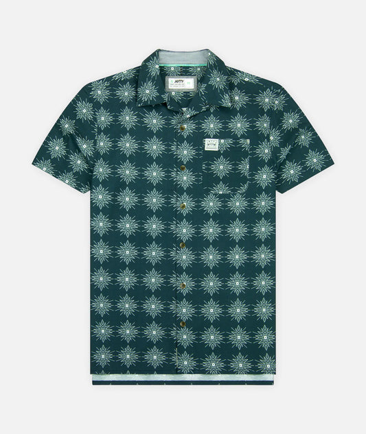 Dockside Party Woven Shirt - Navy