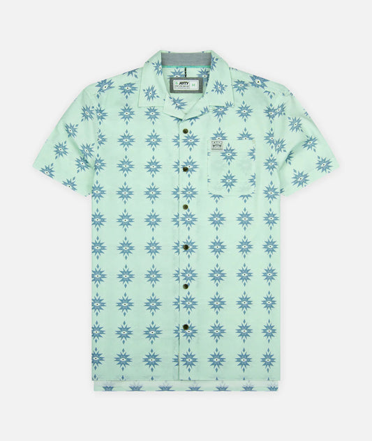 Dockside Party Woven Shirt - Light Blue