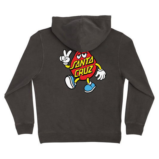 Santa Cruz Youth Dot Guy Hoodie Hooded Sweatshirt - Pigment Black
