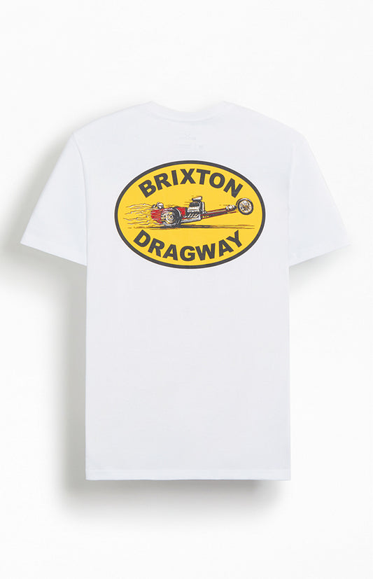 Brixton Dragway S/S Tailored Tee - White