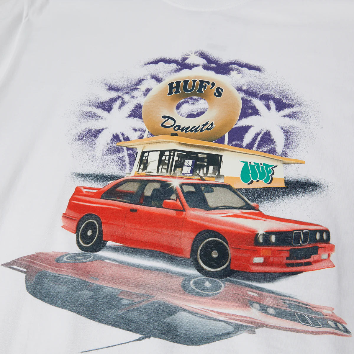 HUF Drive Thru Tee - White