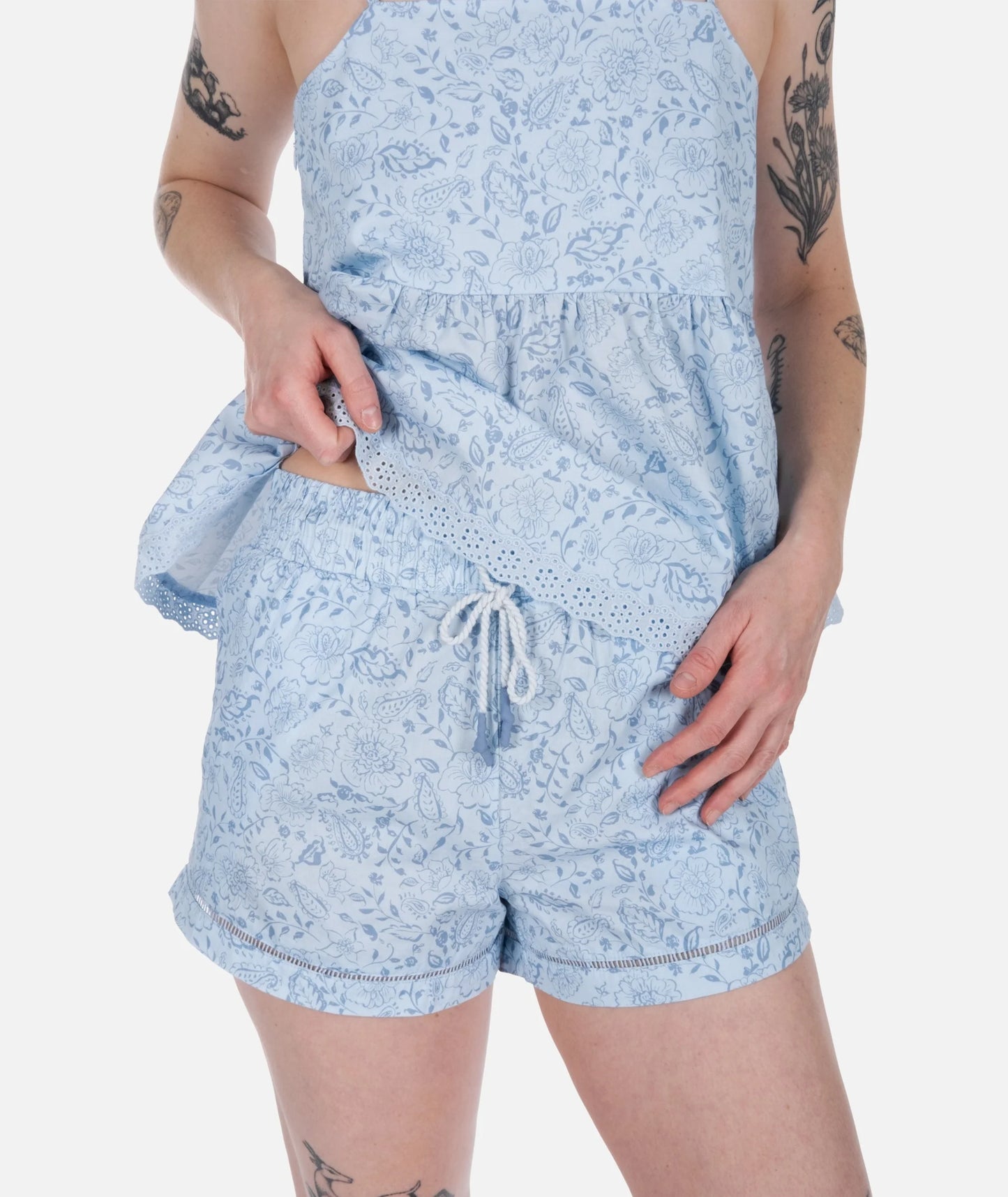 Womens Dune Cotton Short - Blue