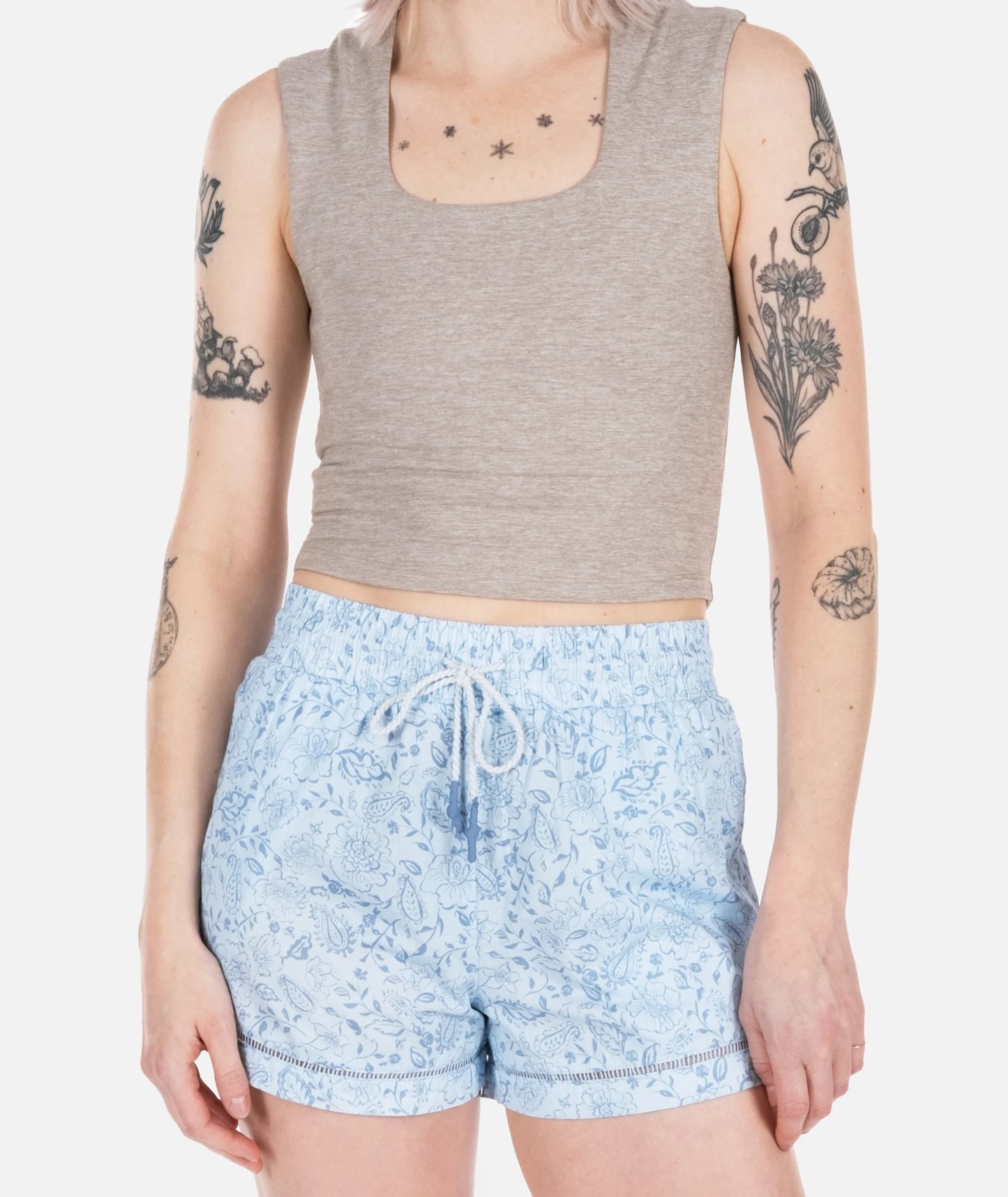 Womens Dune Cotton Short - Blue