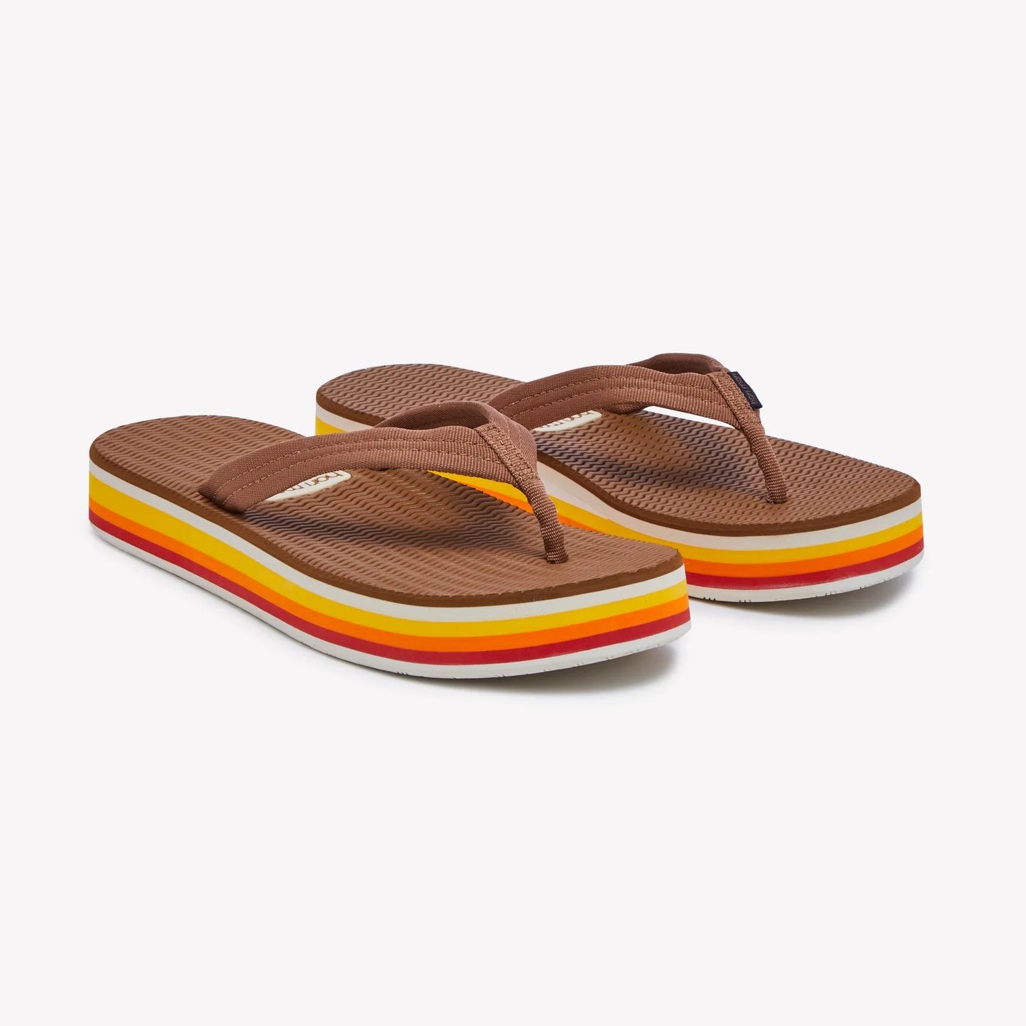 Women's Dunes Platform Flip Flops - Sunset w/ Acorn