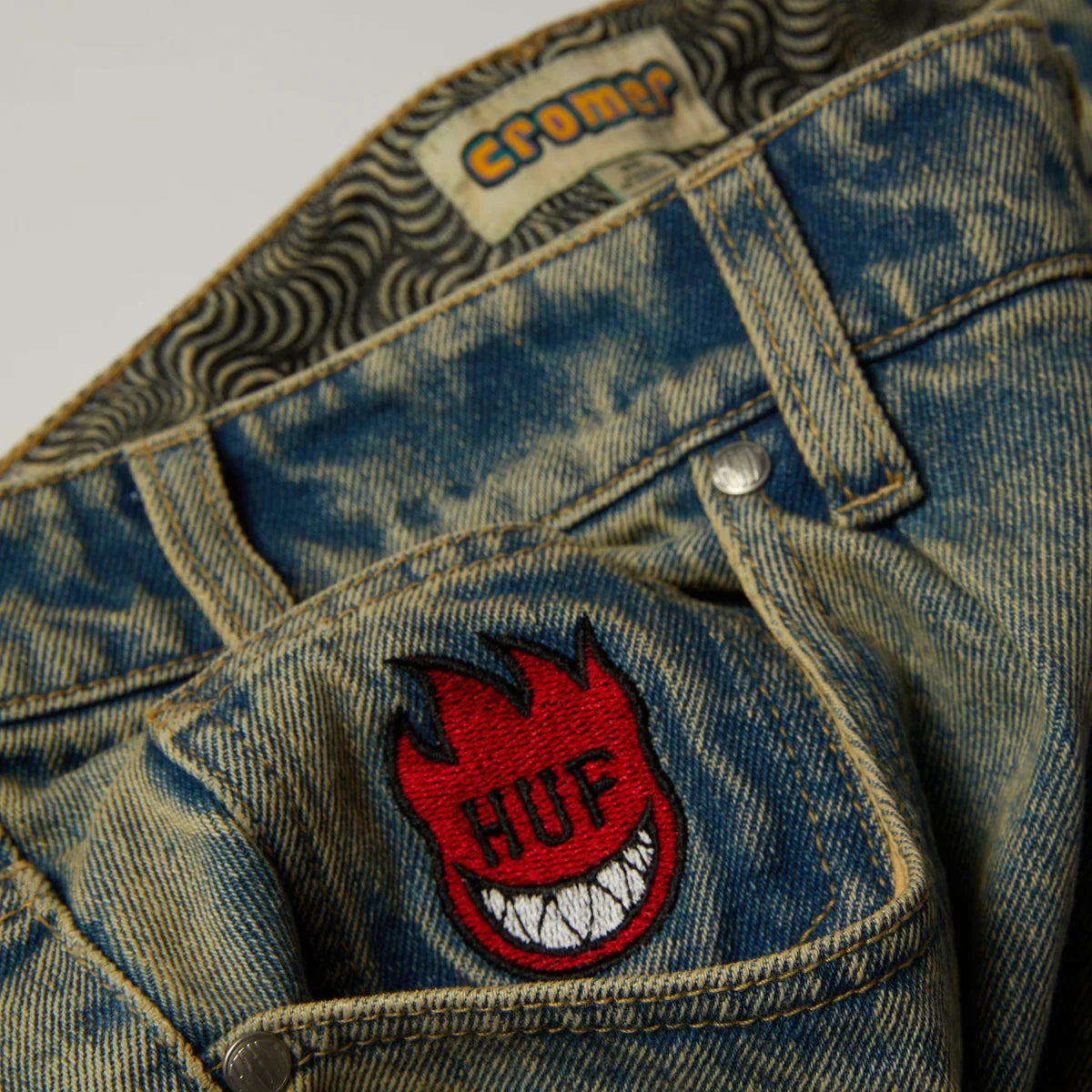 HUF x Spitfire Cromer Pant - Warm Wash