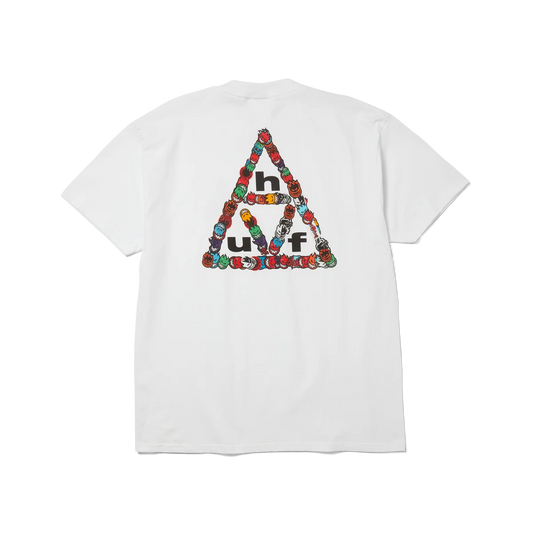 HUF x Spitfire Sticker TT SS Tee - White