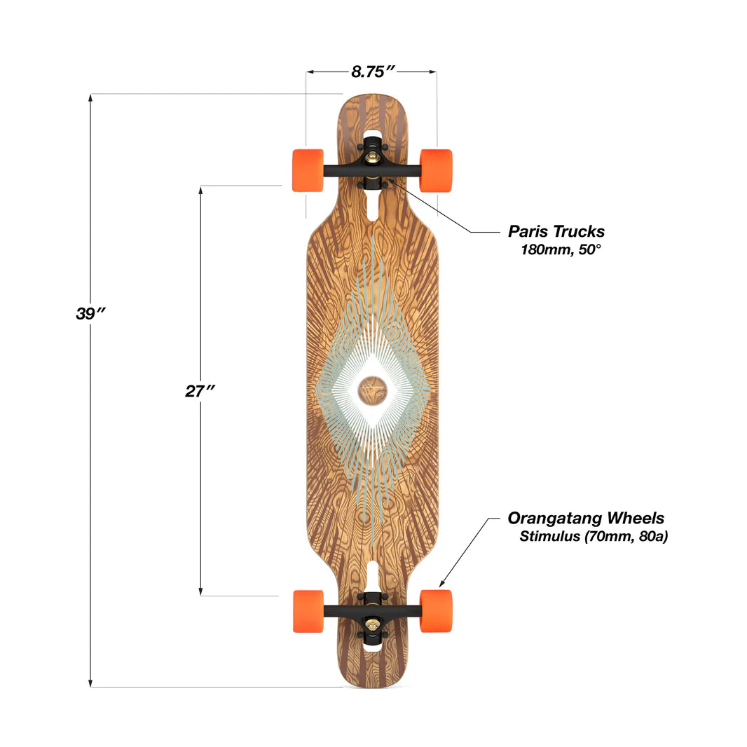 Loaded Tan Tien Longboard Complete - “Prism” Flex 1
