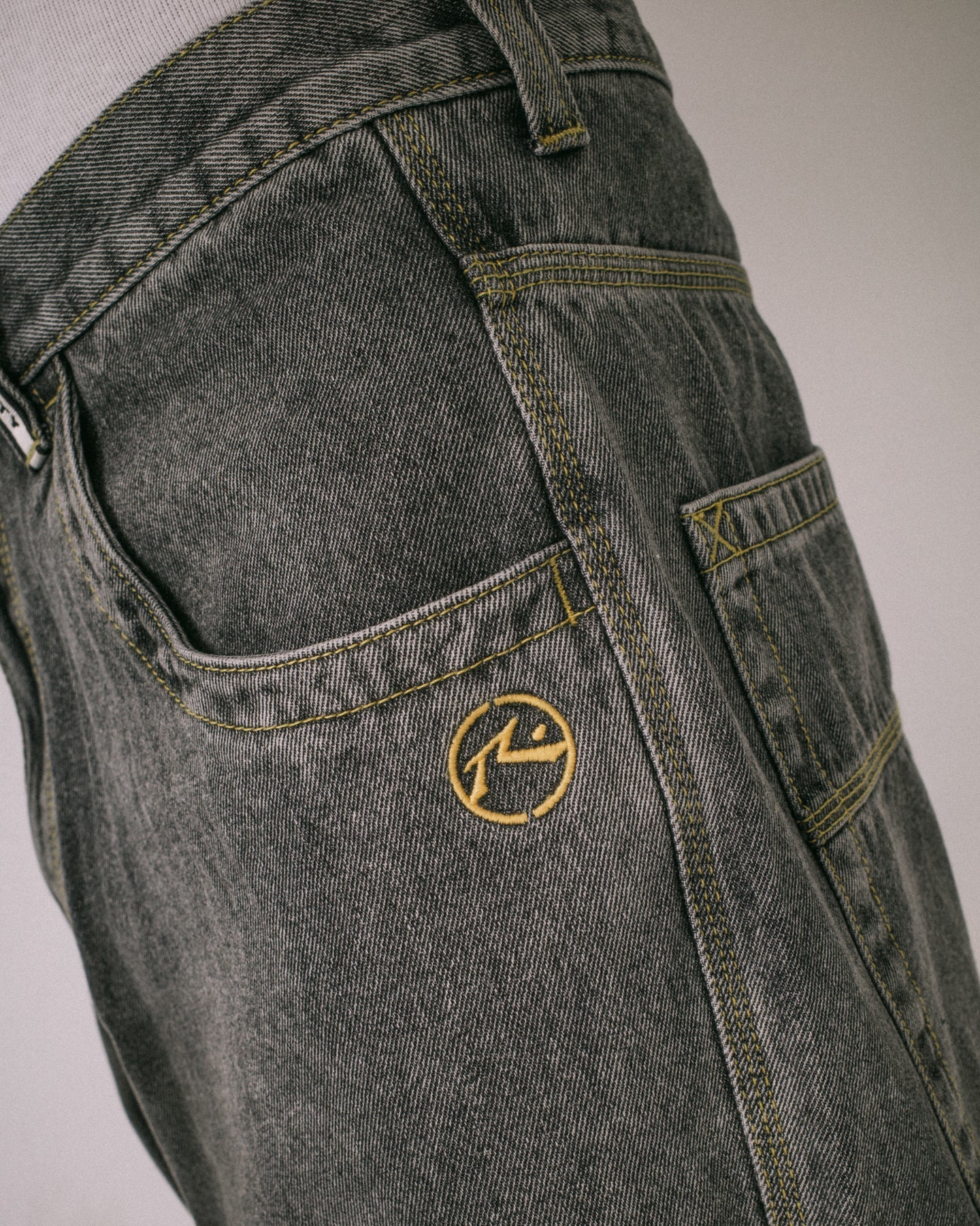 Rusty Redemption Baggy Jean - Washed Black 2