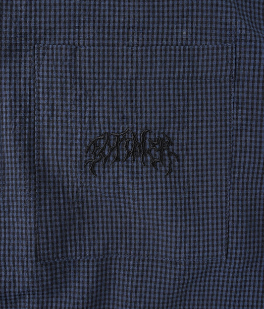 Former Vivian Check S/S Shirt - Navy