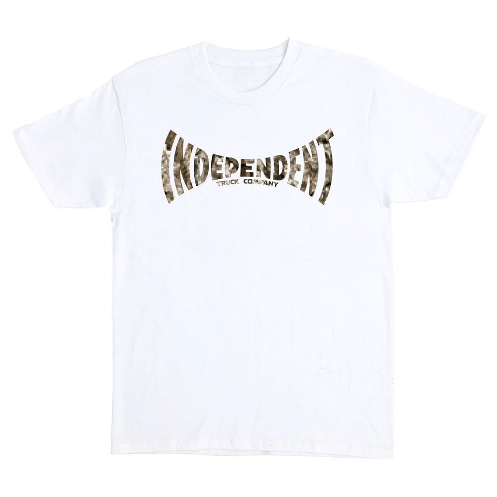 Independent Span Logo S/S Realtree APX Tee - White/Camo