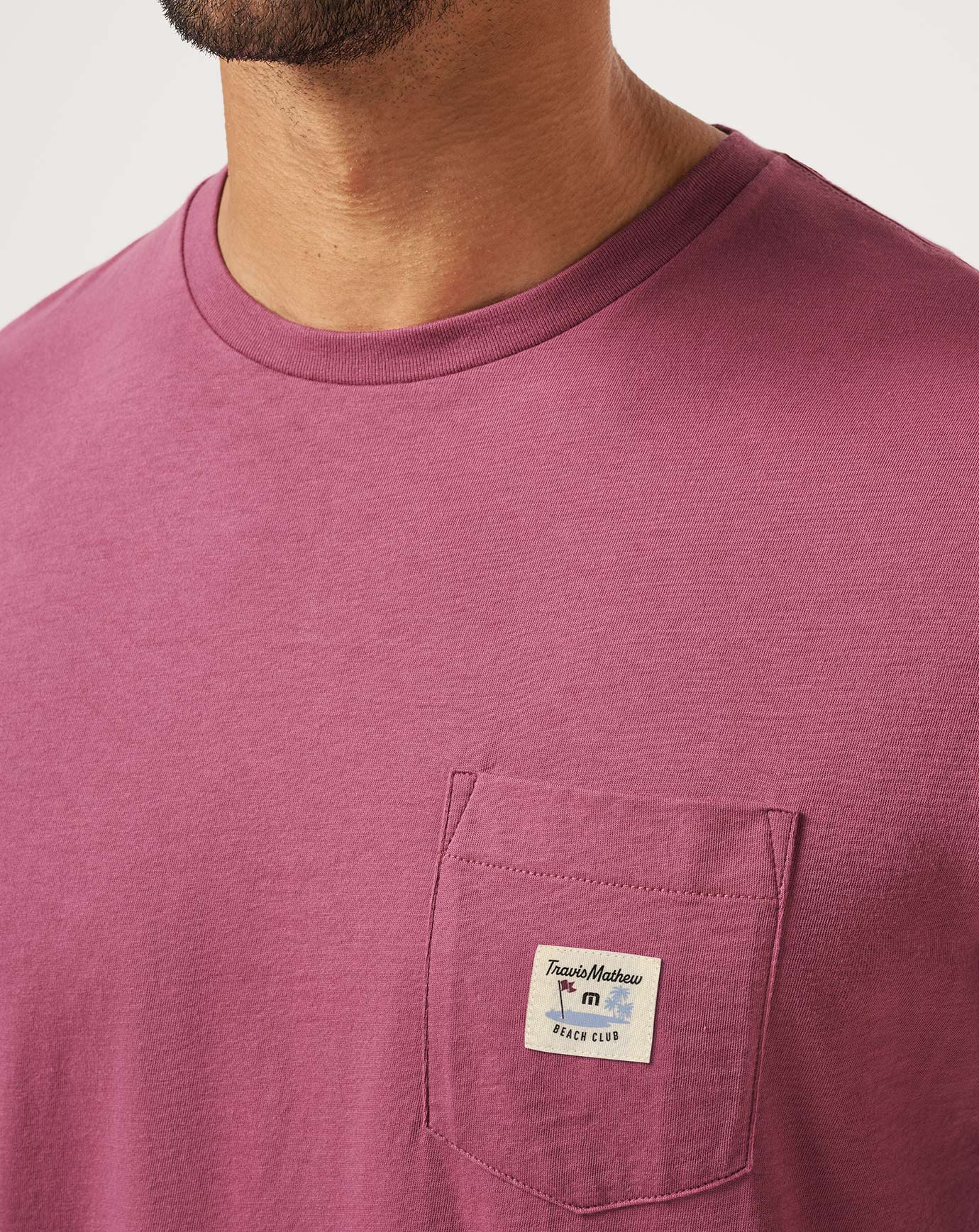 TM Beach Pocket Tee - Damson