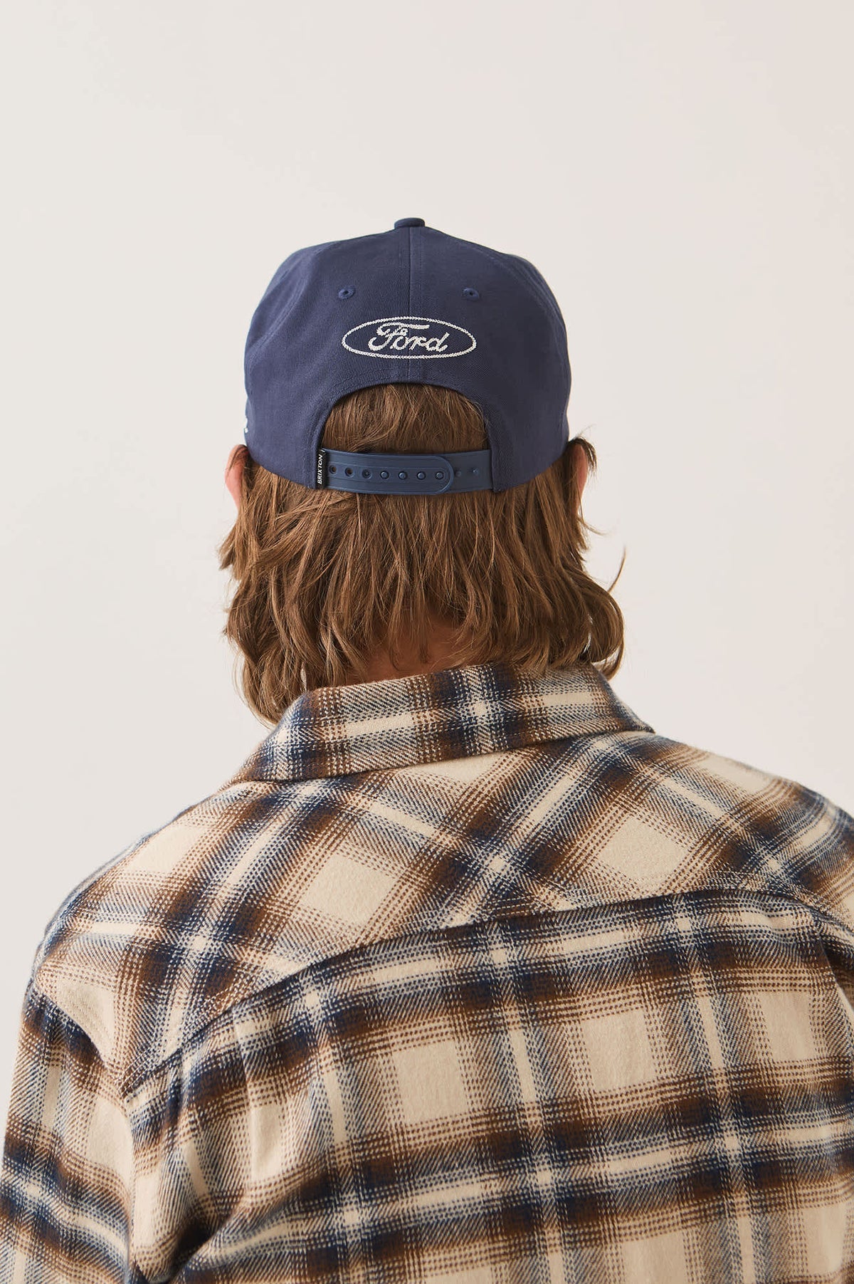 Brixton x Ford Built Tough Hat - American Navy