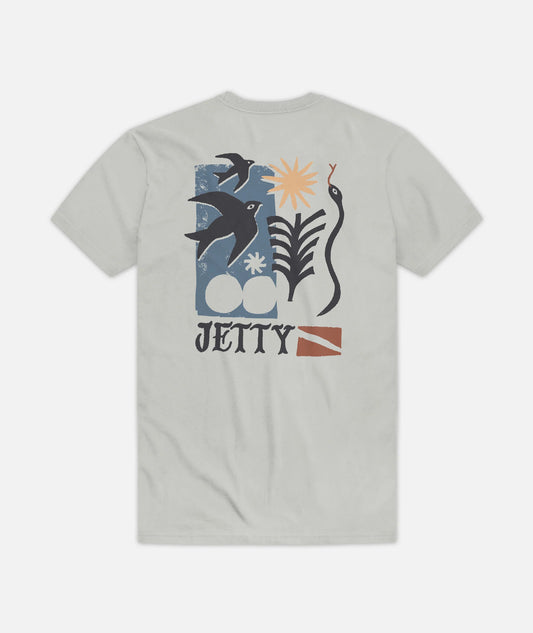 Eastwing Tee - Heather Cement