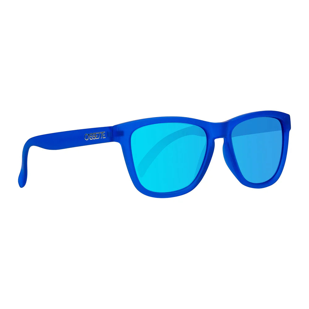 Cassette Optics Easy Livin Sunglasses - Indigo Heat / Blue Mirror Polarized Lens